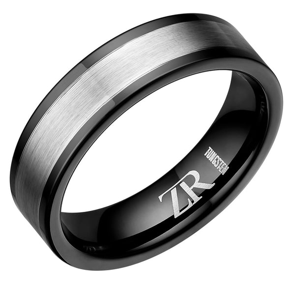 Mens Tungsten Ring 6mm