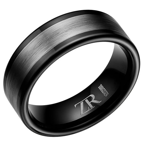 Mens Tungsten Ring 8mm